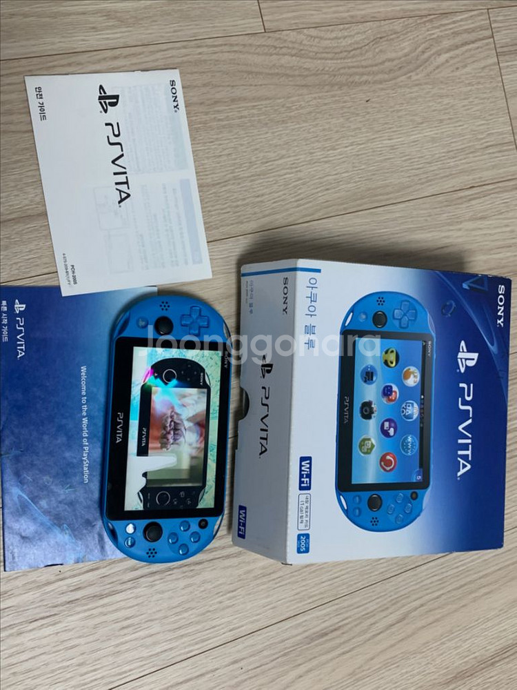 소니 PS VITA 2세대 PS비타 아쿠아블루--0