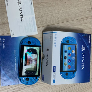 소니 PS VITA 2세대 PS비타 아쿠아블루