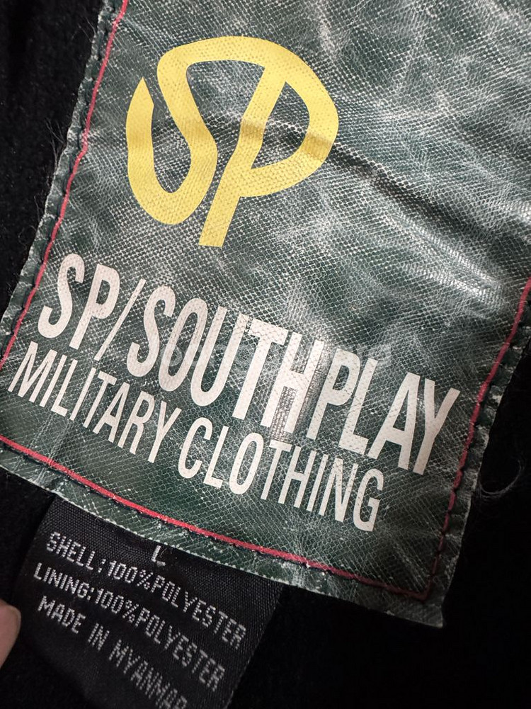SP 사우스플레이 밀리터리 오버핏 카모 후드 점퍼 L--2
