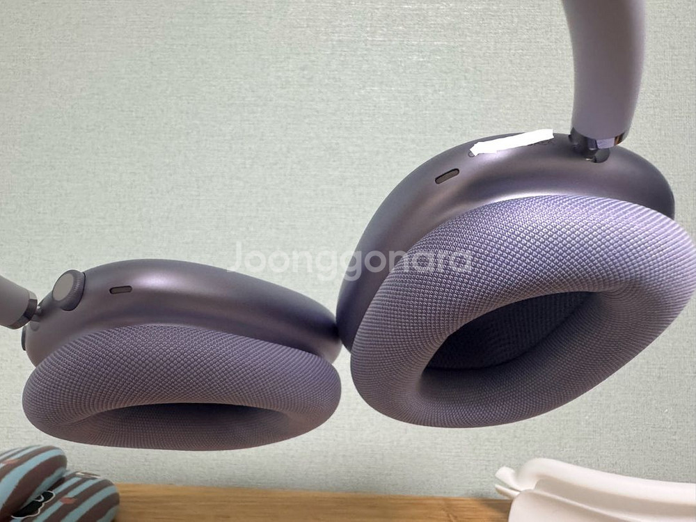 에어팟 맥스 퍼플 상태좋음 25년 2월 구매--4