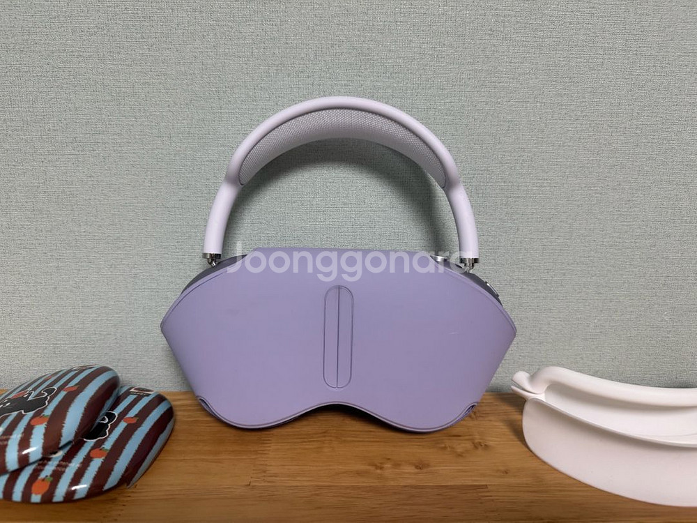 에어팟 맥스 퍼플 상태좋음 25년 2월 구매--1