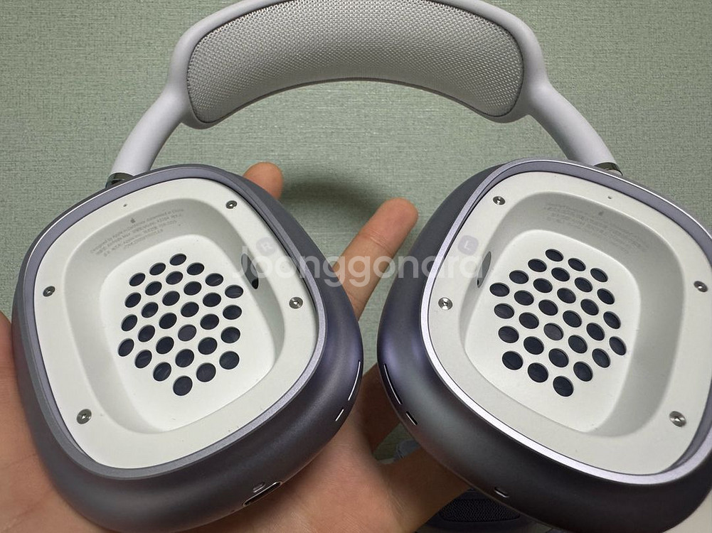 에어팟 맥스 퍼플 상태좋음 25년 2월 구매--6