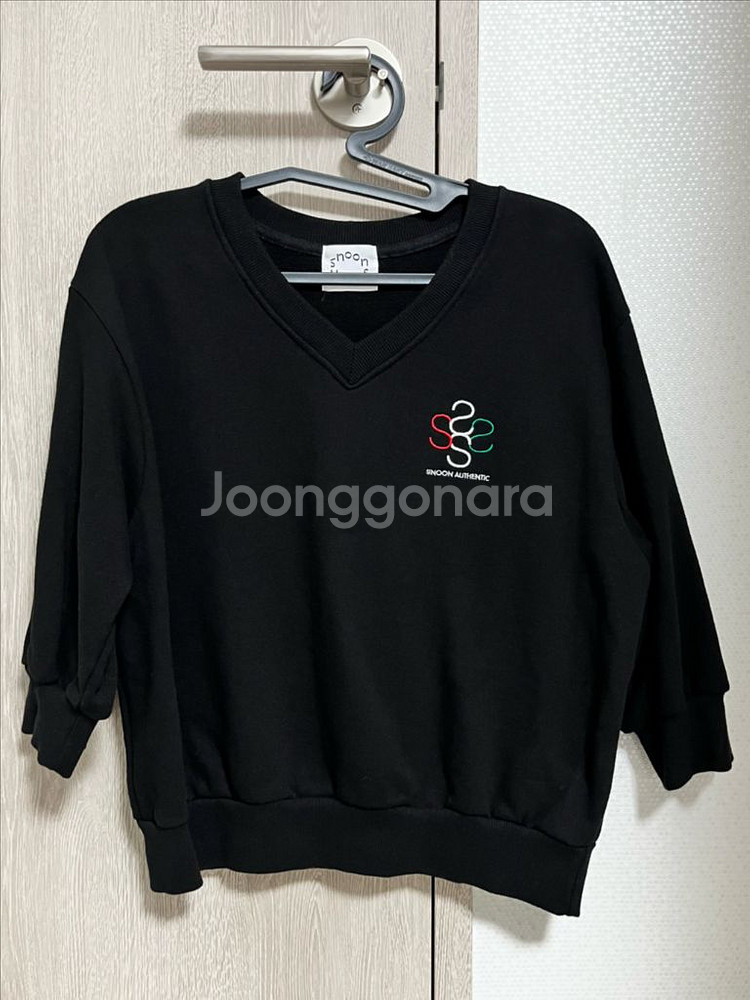 시눈 SINOON 하프 슬리브 스웻셔츠--6