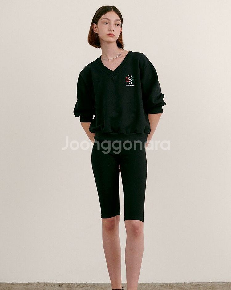 시눈 SINOON 하프 슬리브 스웻셔츠--3