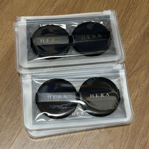 헤라 블랙 쿠션 퍼프 1세트 (2개입)