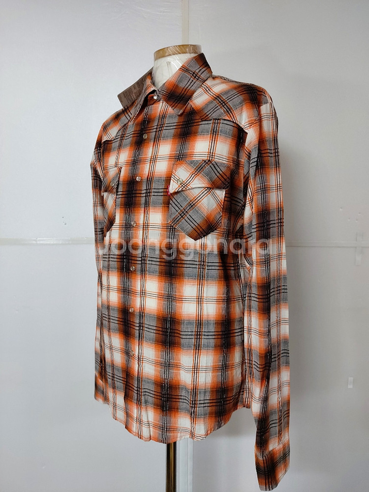 100)*새상품*LEVI'S 리바이스 긴팔체크셔츠남방--1