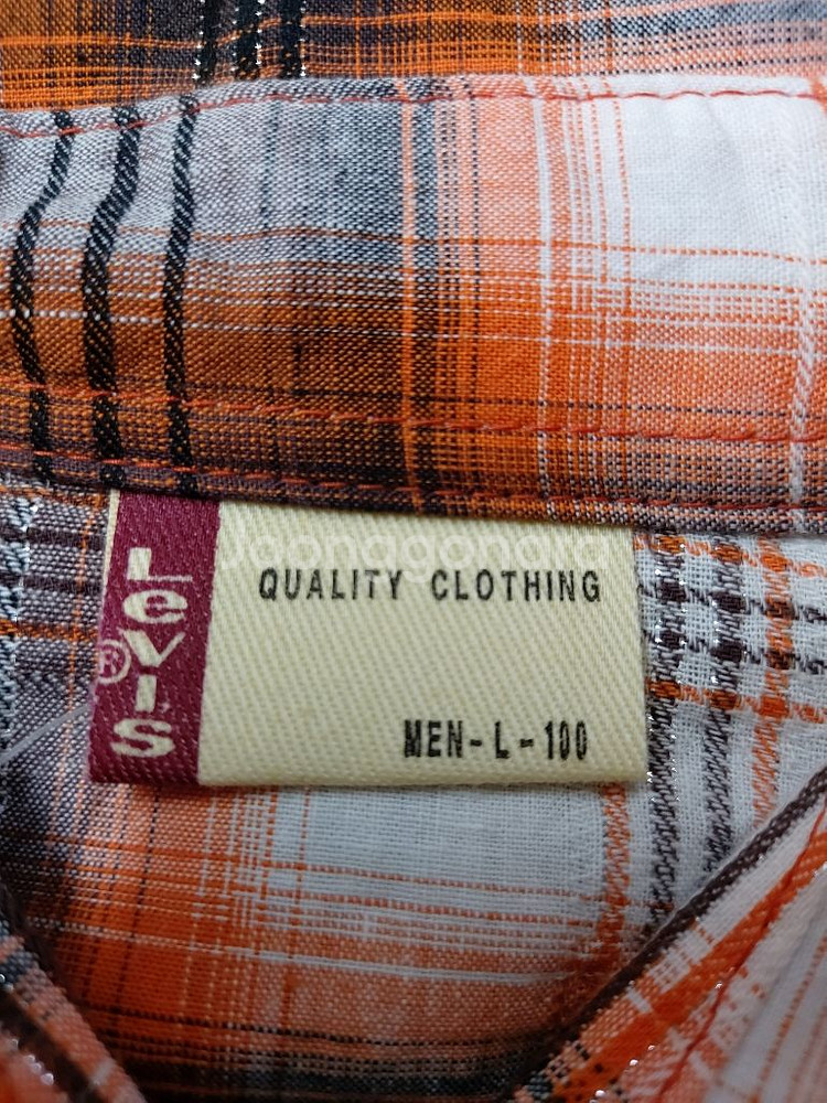 100)*새상품*LEVI'S 리바이스 긴팔체크셔츠남방--3