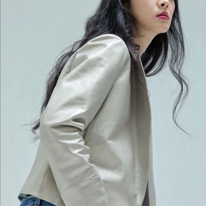 [55] 김서룡 이태리 양가죽 크롭 자켓