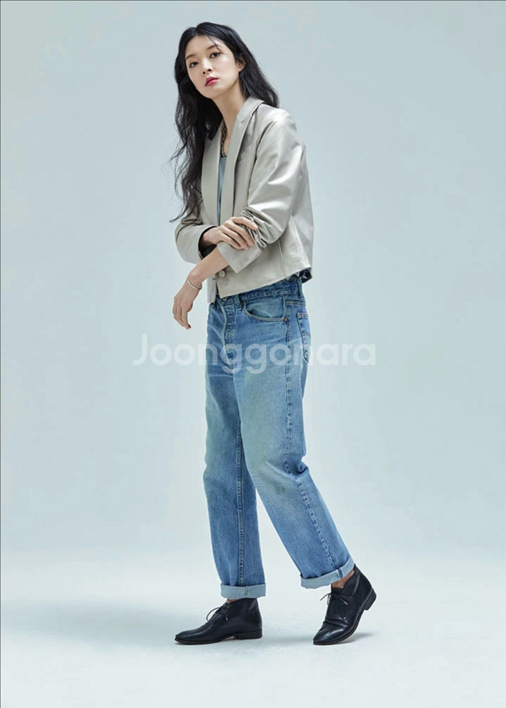 [55] 김서룡 이태리 양가죽 크롭 자켓--1