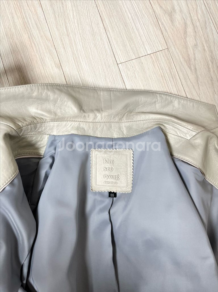 [55] 김서룡 이태리 양가죽 크롭 자켓--6