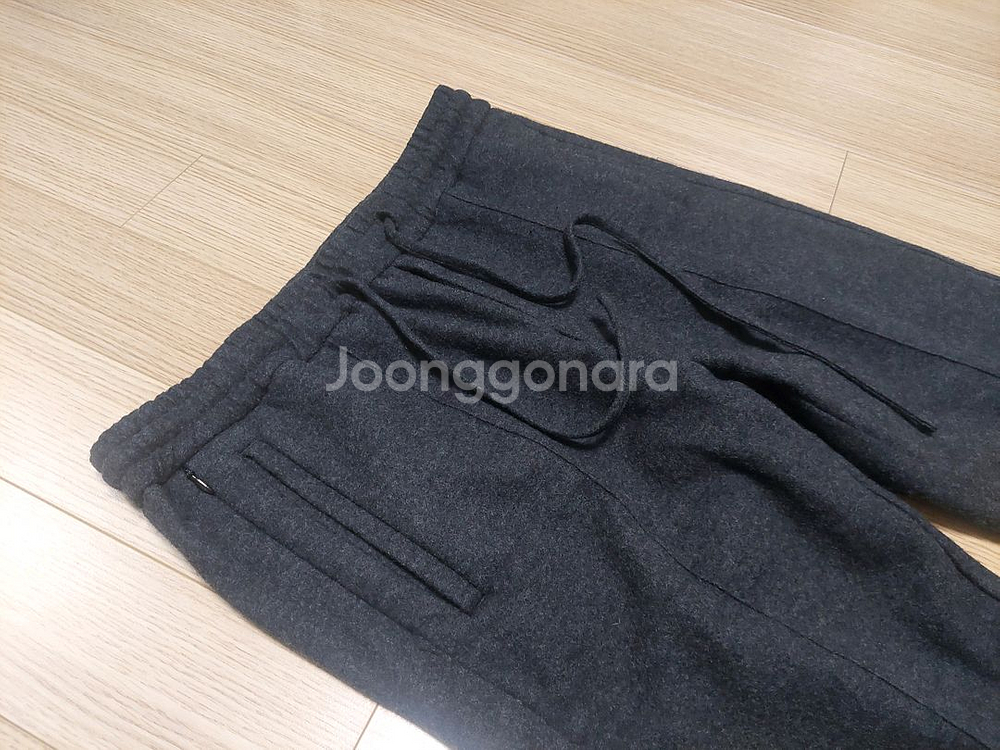 DKNY 스트링 밴딩 울 슬랙스 팬츠--3