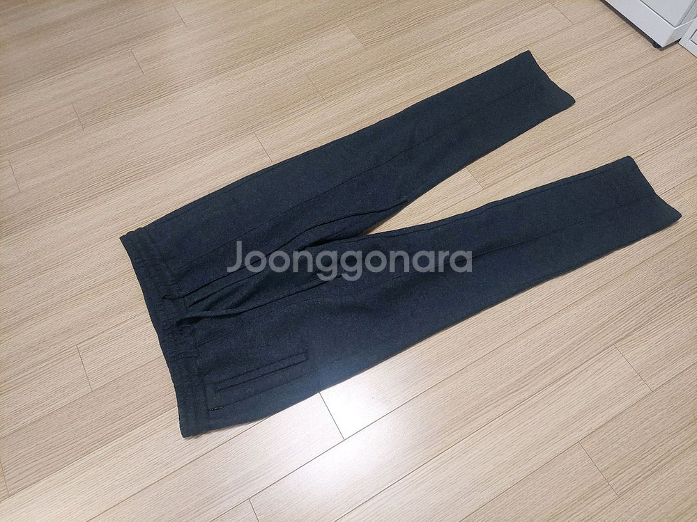 DKNY 스트링 밴딩 울 슬랙스 팬츠--1