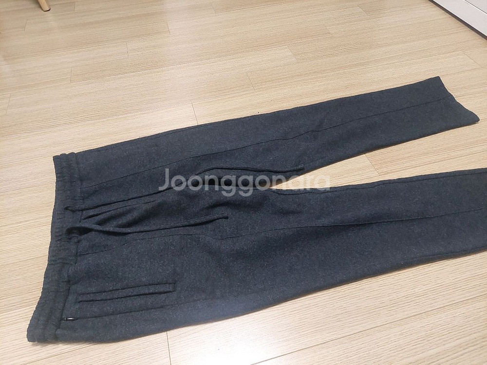 DKNY 스트링 밴딩 울 슬랙스 팬츠--2