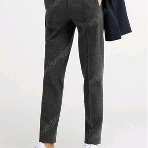 DKNY 스트링 밴딩 울 슬랙스 팬츠