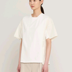 구호(KUHO) 와이드 슬리브 저지 레이어드 티셔츠