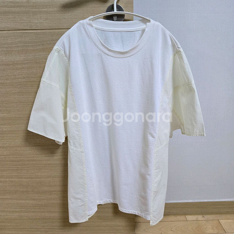 구호(KUHO) 와이드 슬리브 저지 레이어드 티셔츠--3