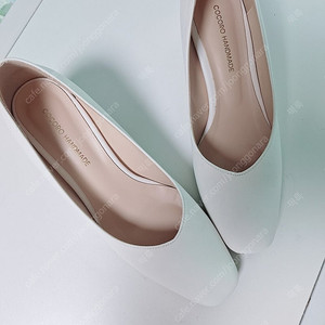 화이트 펌프스힐 여성화 빅사이즈 여성구두 260