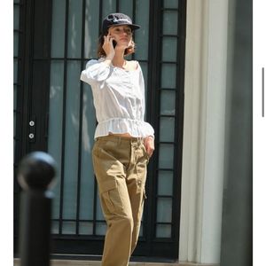 1회착용)썸웨어버터 지프와이드카고팬츠 M사이즈