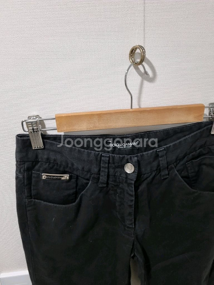 돌체앤가바나 블랙 여성 바지--5