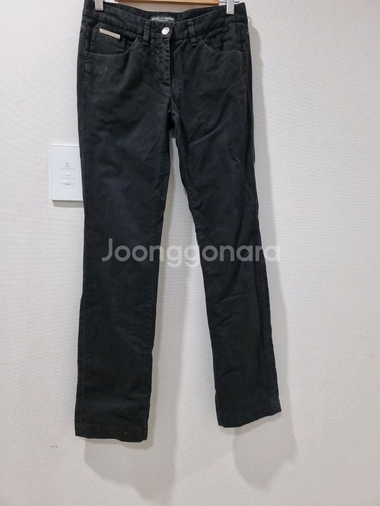 돌체앤가바나 블랙 여성 바지--2