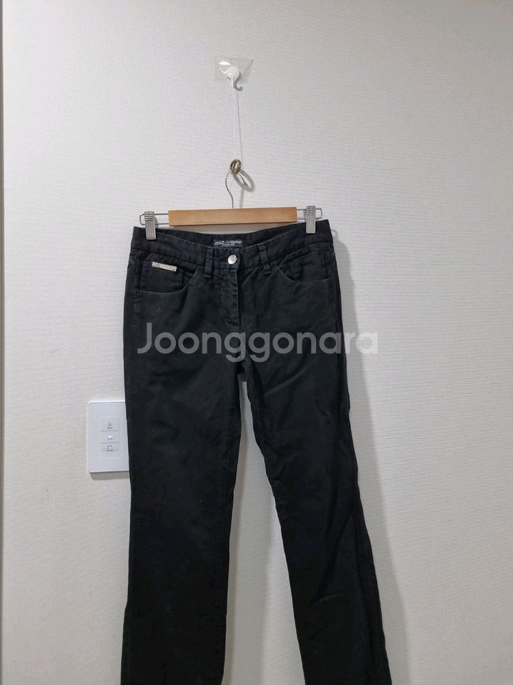 돌체앤가바나 블랙 여성 바지--1