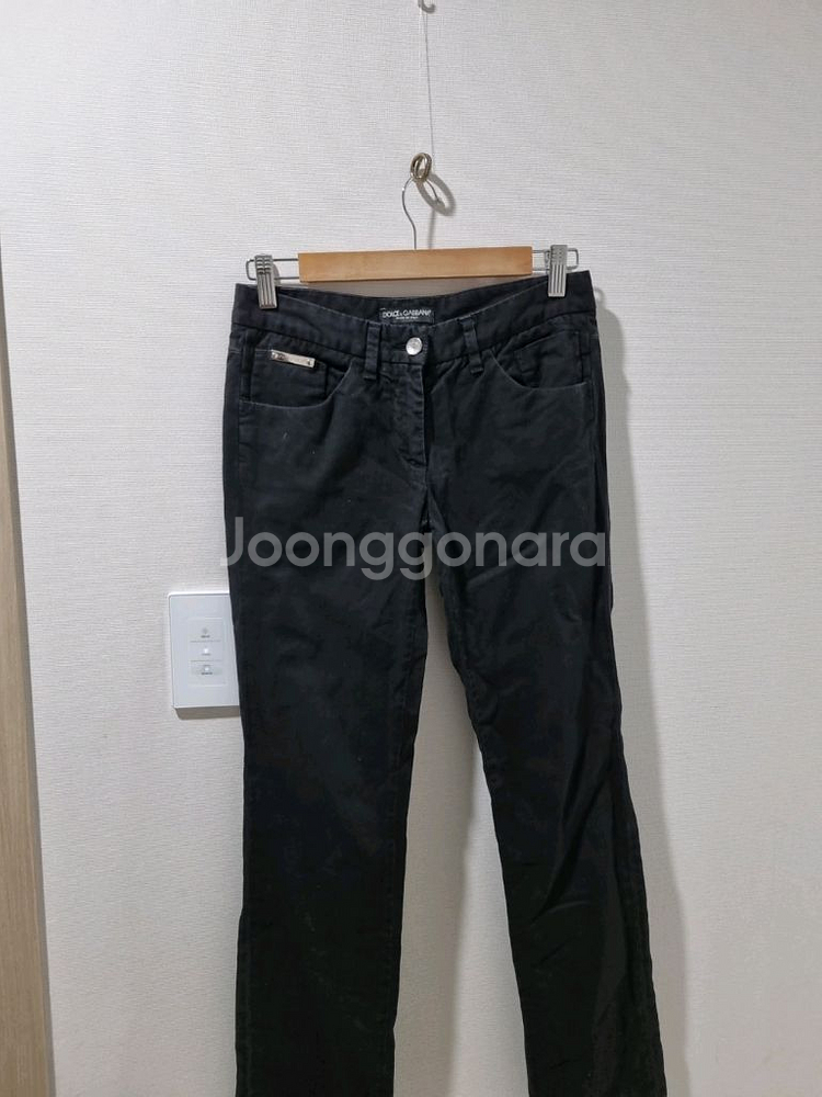 돌체앤가바나 블랙 여성 바지--3