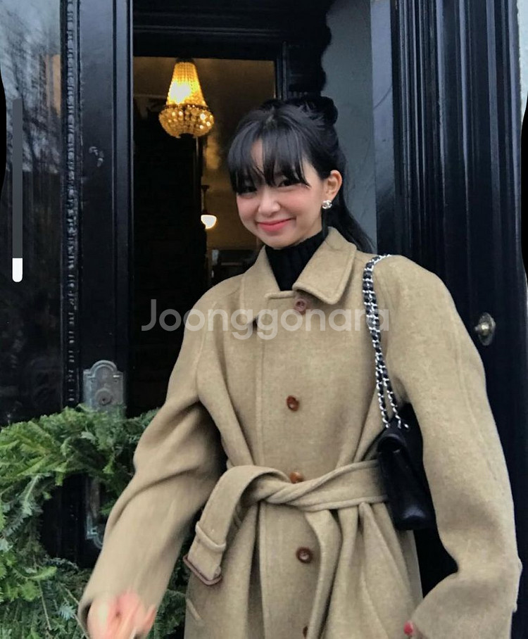 더바넷 헤링본 발마칸 코트--0