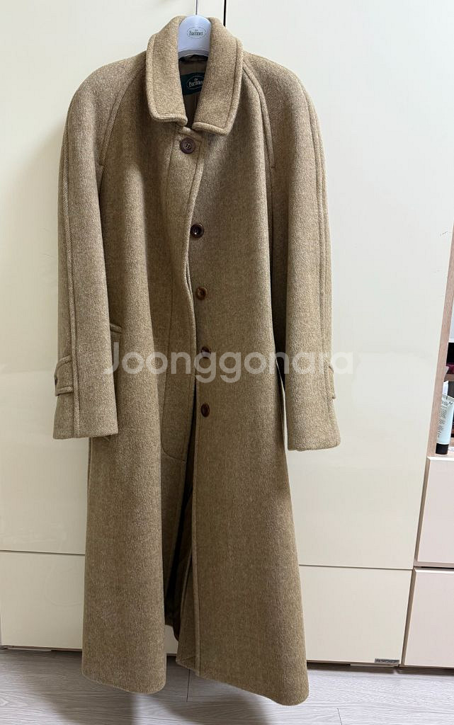 더바넷 헤링본 발마칸 코트--5