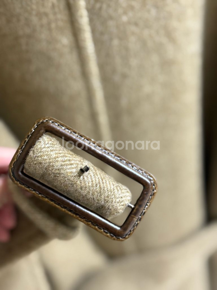 더바넷 헤링본 발마칸 코트--7