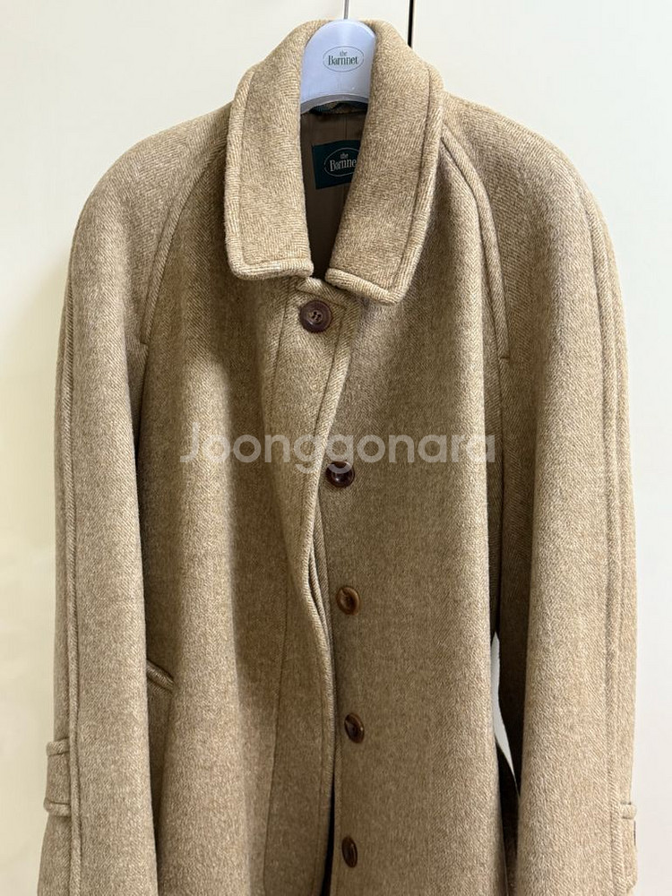 더바넷 헤링본 발마칸 코트--2