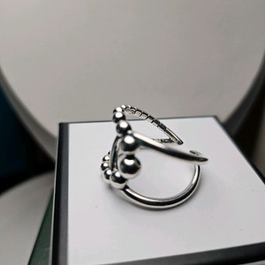 투라인 오픈 실버반지