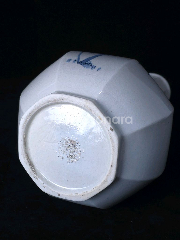 [최상급] 도암 지순탁(지순택) 백자청화죽문각병 도자기--7