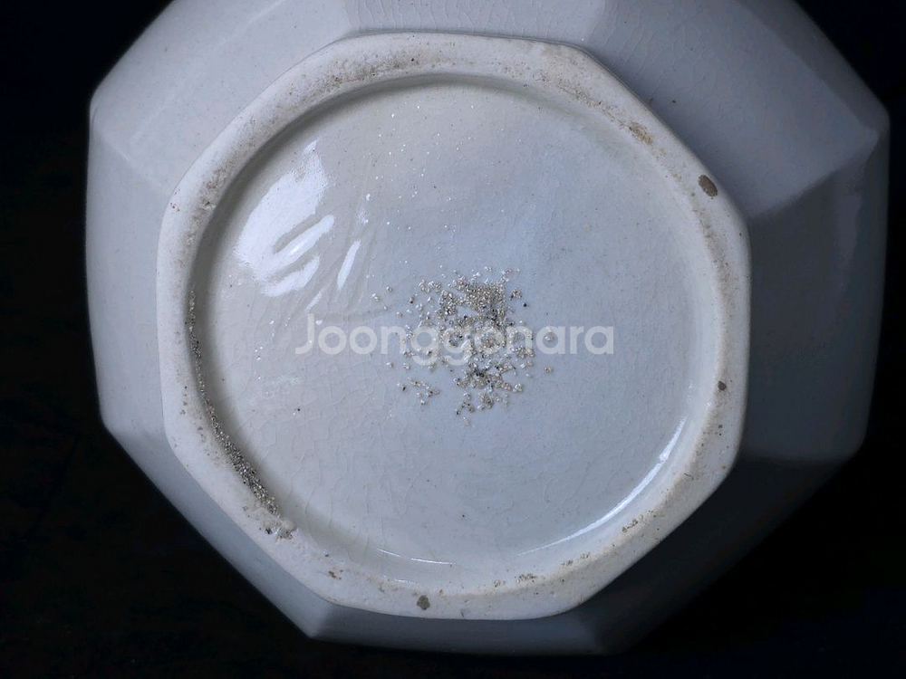 [최상급] 도암 지순탁(지순택) 백자청화죽문각병 도자기--8