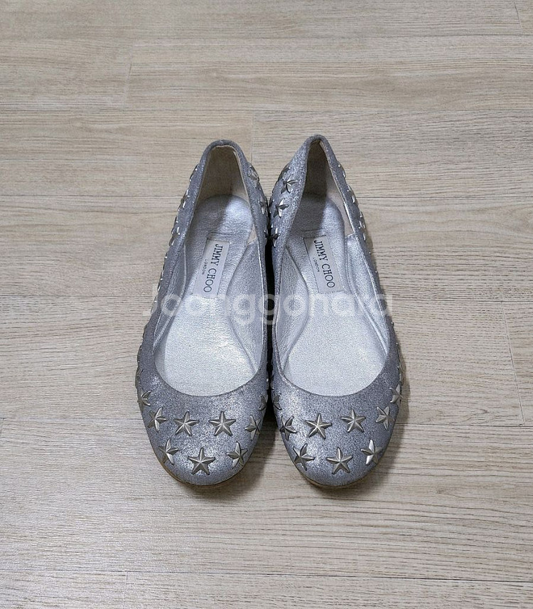 JIMMY CHOO 지미추 플랫슈즈 38 245 250--0