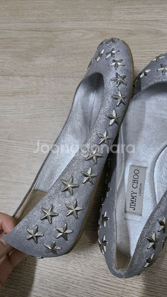 JIMMY CHOO 지미추 플랫슈즈 38 245 250--4