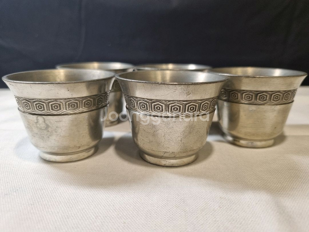 Royal Selangor 주석 & 소주잔 5개--4