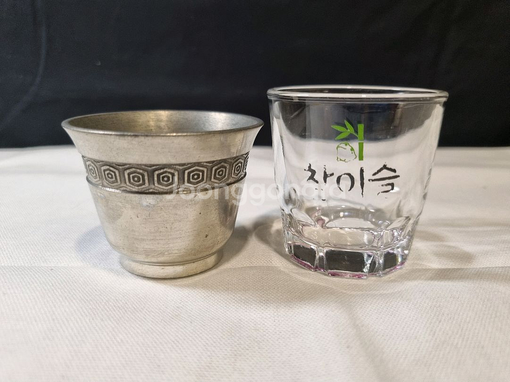 Royal Selangor 주석 & 소주잔 5개--5