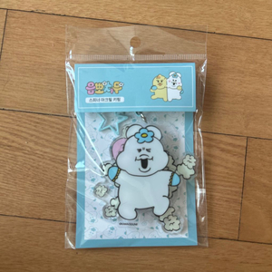 (새상품)한정판[정품] 음뽀챠무 떡집 팝업 스피너 키링