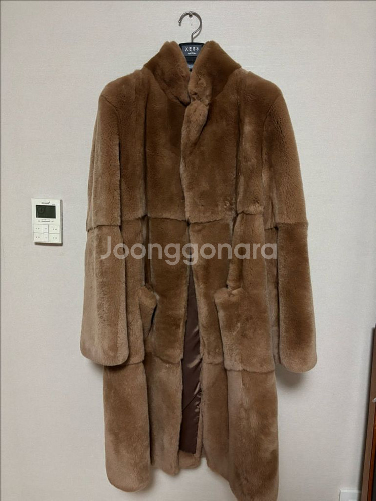 [미사용]리얼 천연 렉스퍼 래빗퍼 롱코트--0