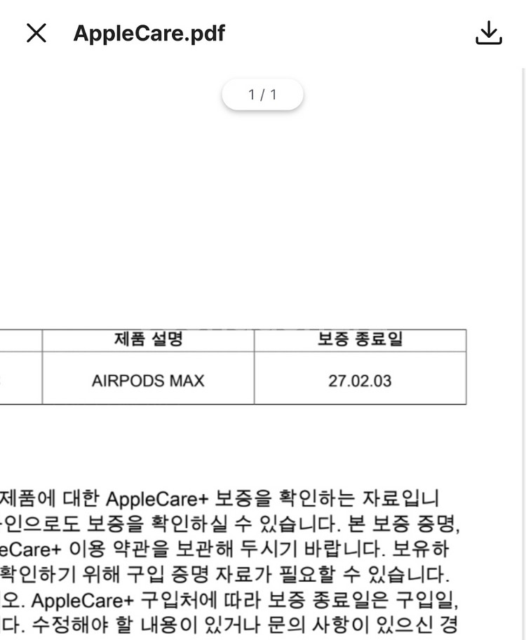 에어팟맥스 실버 8핀 에케플~27.02--4