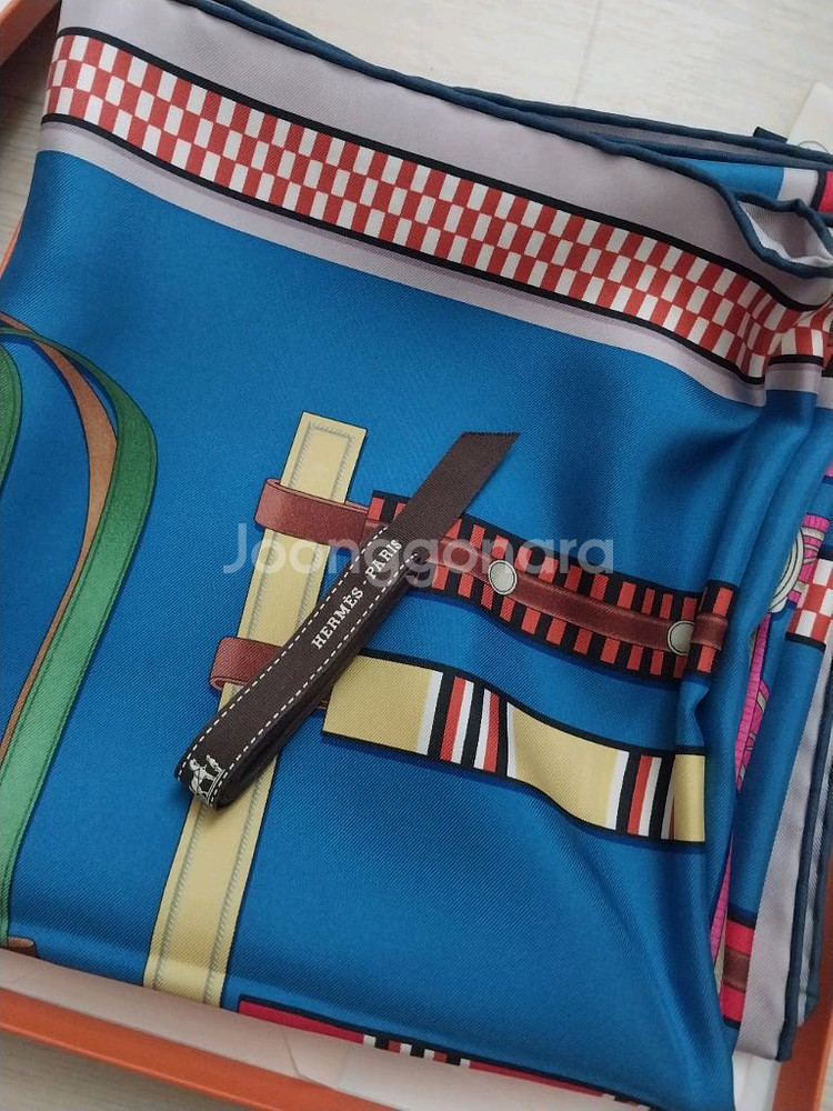 정품 에르메스 까레 스카프 90 새상품--6