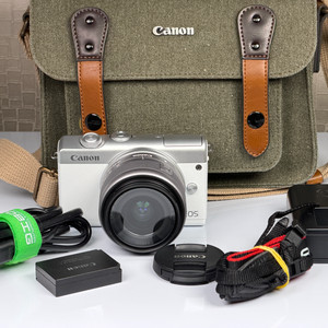캐논 EOS M200 미러리스 카메라 화이트