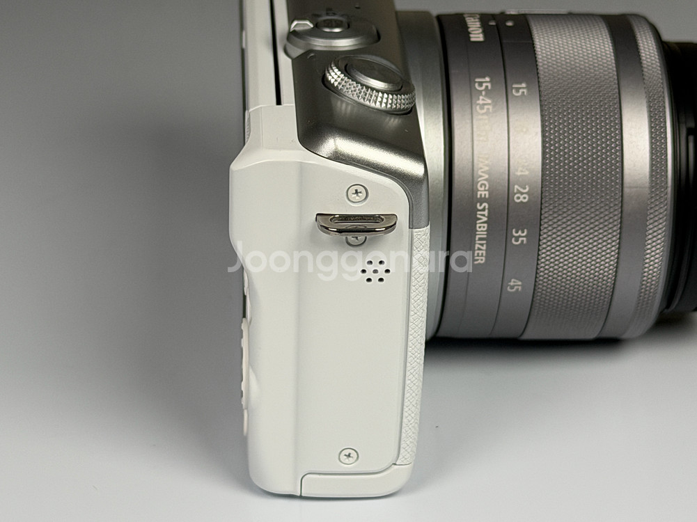 캐논 EOS M200 미러리스 카메라 화이트--2