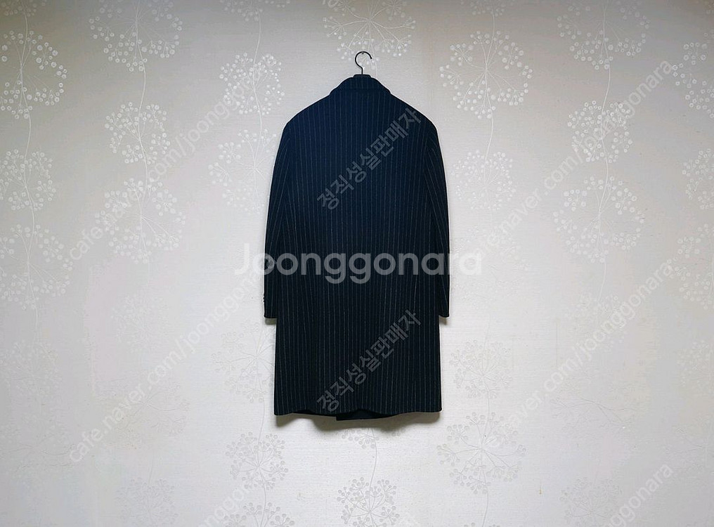 질스튜어트뉴욕 스트라이프 더블코트--1