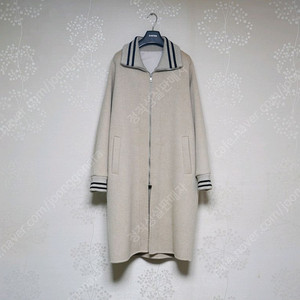 시스템옴므 텍스쳐 배색 코트