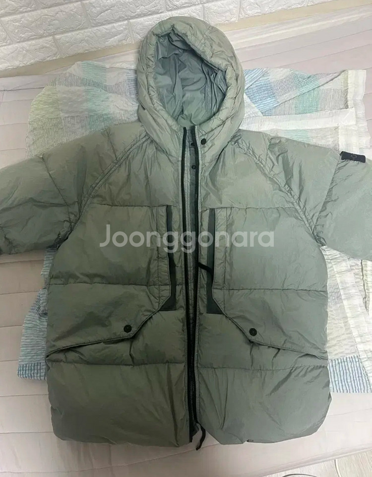 [L]23FW 스톤아일랜드 크링클랩스 세이지그린 패딩--0