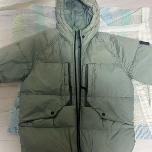 [L]23FW 스톤아일랜드 크링클랩스 세이지그린 패딩