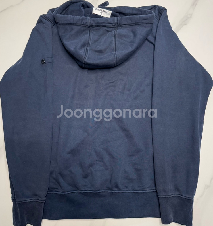 [L]22SS 스톤아일랜드 네이비 후드집업--4