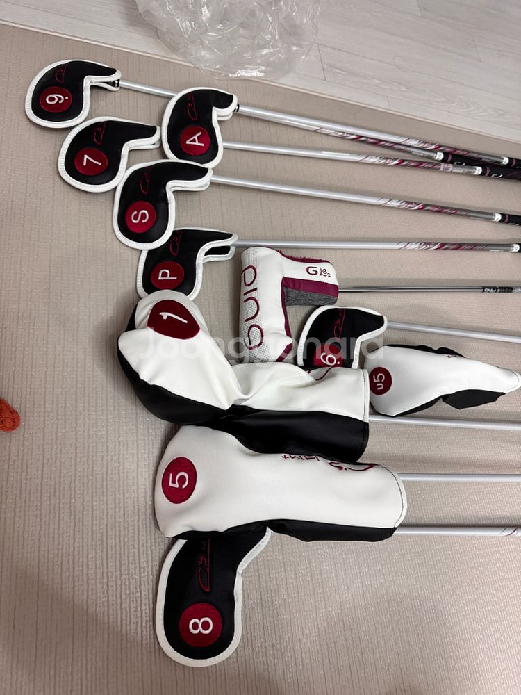 타이틀리스트 골프백+야마하 골프채--2