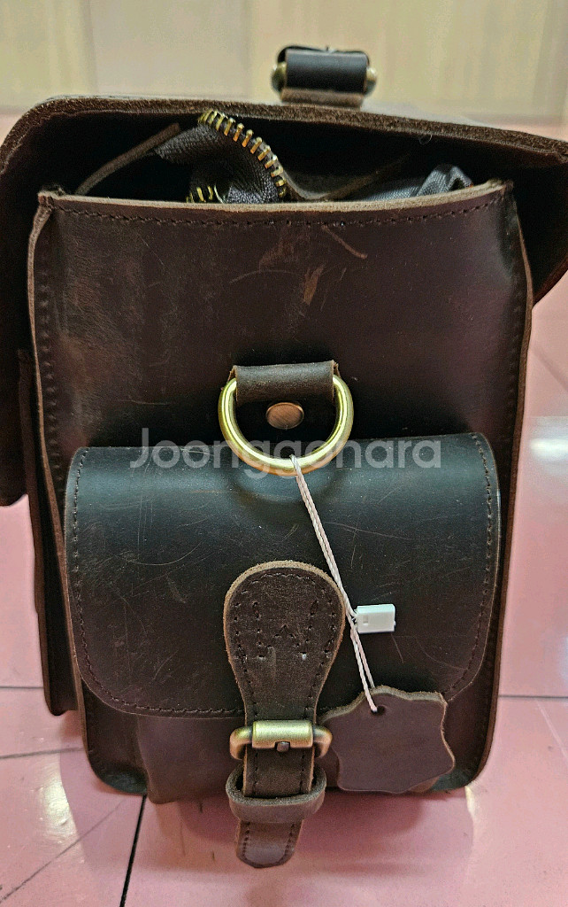 통가죽 카메라가방 숄더백 레트로 빈티지 디자인 카메라백--9
